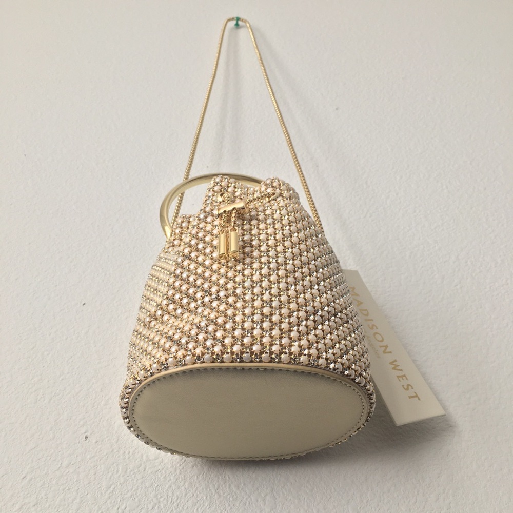 Madison West Crystal Pearl Handbag - Picture 7 of 9